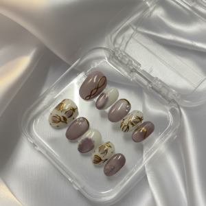 Mauve Elegance Press On Nails